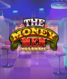 Dive into the thrilling world of The Money Men Megaways game by Pragmatic Play, showcasing a vibrant logo with sparkling stars on a lavish casino setting. This image captures the excitement and glamour of casino gaming with its eye-catching ambiance and design. Ideal for gambling fans looking for a taste of Vegas. 