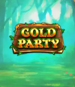 Enter the enchanted forest of the Gold Party game by Pragmatic Play, showcasing a beautifully designed wooden sign decorated with golden letters. The background features a misty green forest that adds a sense of mystery to the slot's theme. Perfect for fans of magical and nature-inspired games, offering a captivating escape. 